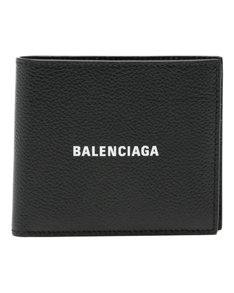 Balenciaga logo wallet - Schwarz Schwarz