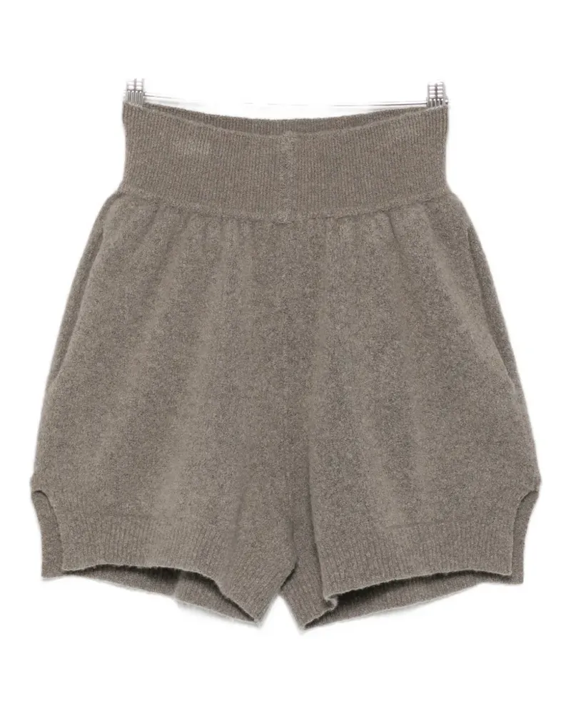 Rick Owens side-slit shorts - Grau Grau