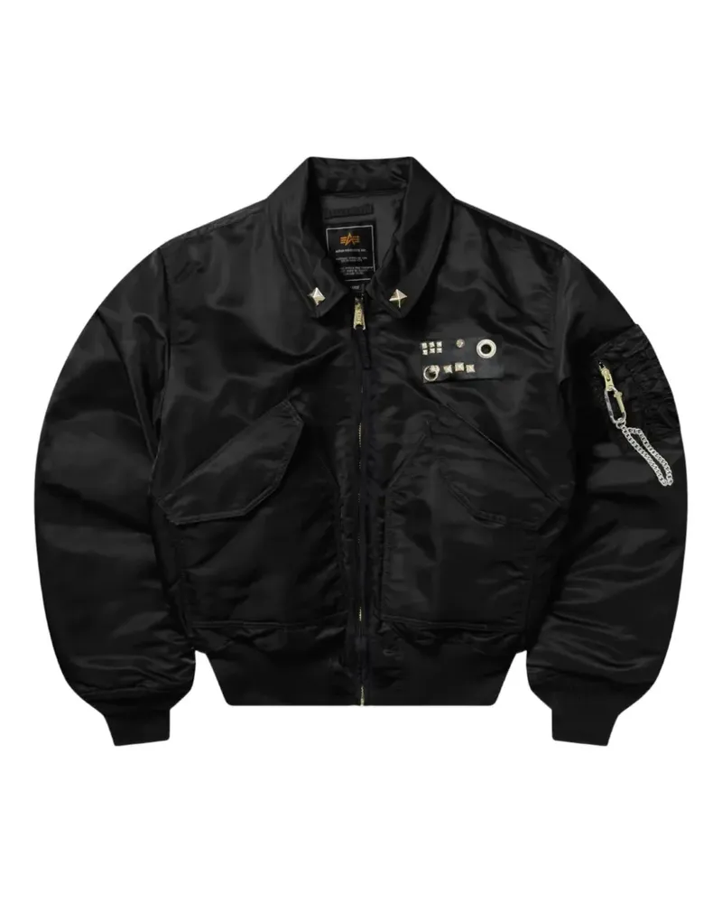 Aries x Alpha Industries Studmeggedon Jacke - Schwarz Schwarz