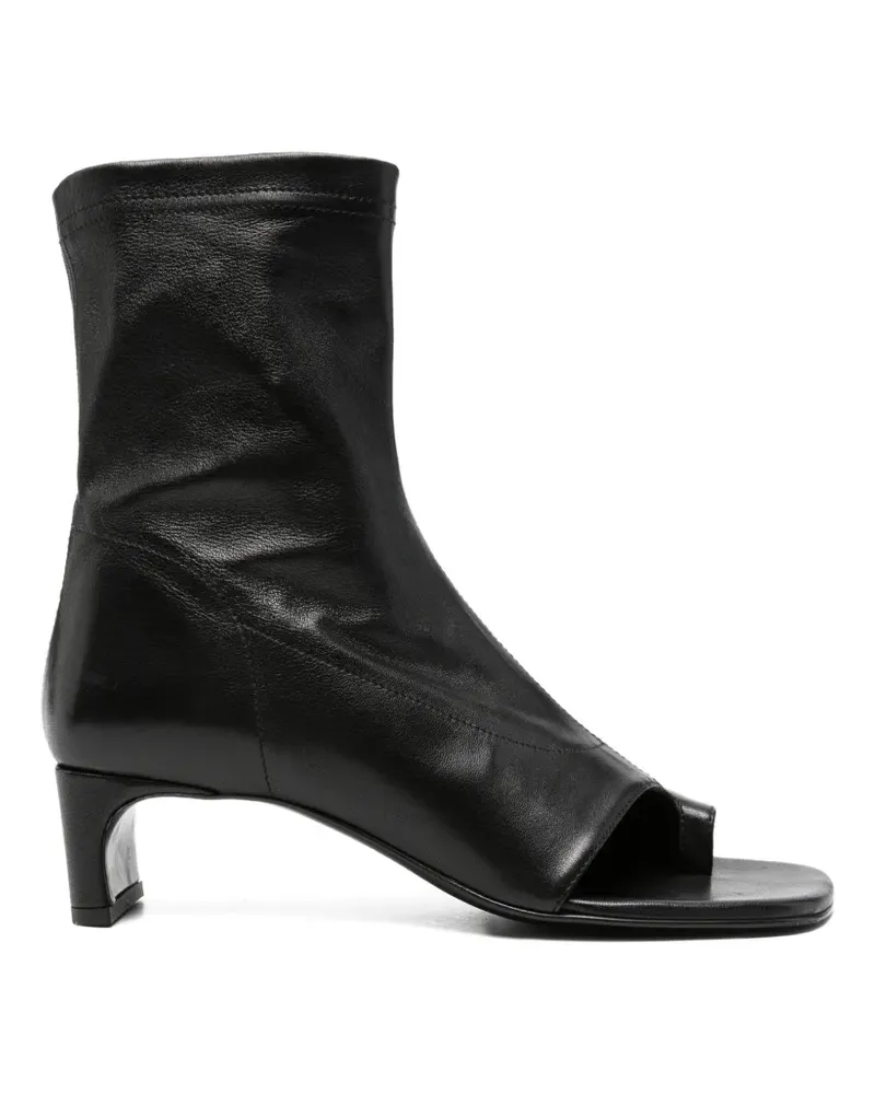 Elena Iachi open-toe boots - Schwarz Schwarz