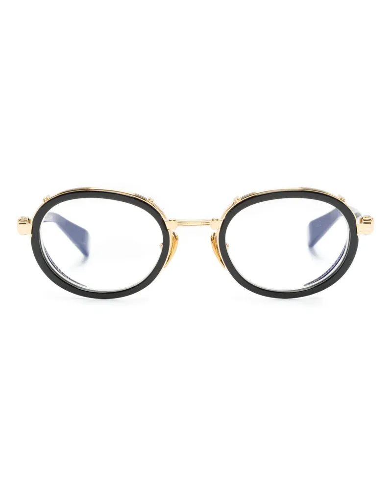 Balmain Brille mit rundem Gestell - Schwarz Schwarz