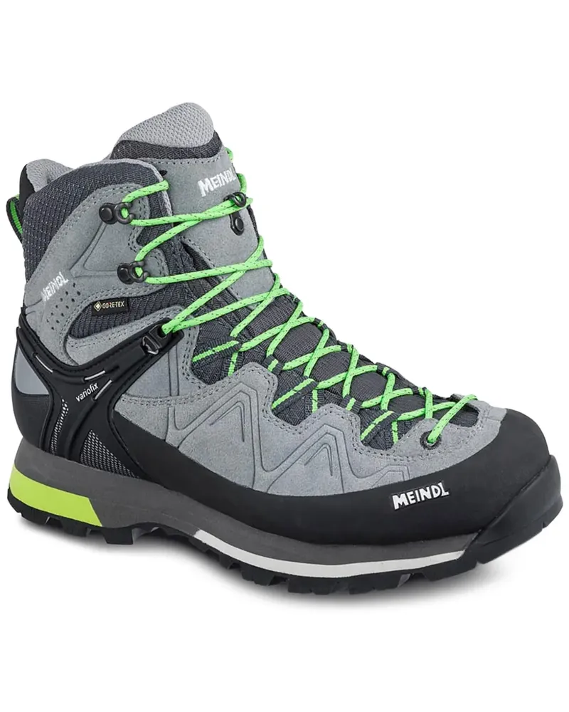 Meindl Stiefel mit Logo-Print - Grau Grau