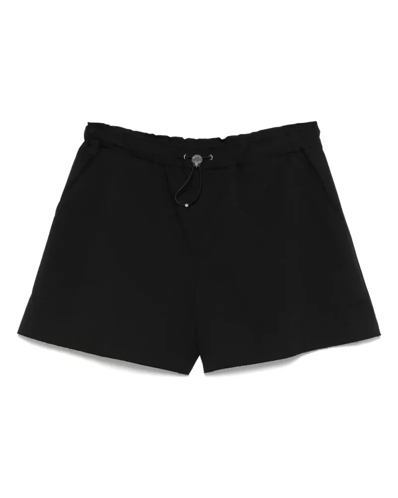 Moschino Shorts mit Logo-Patch - Schwarz Schwarz