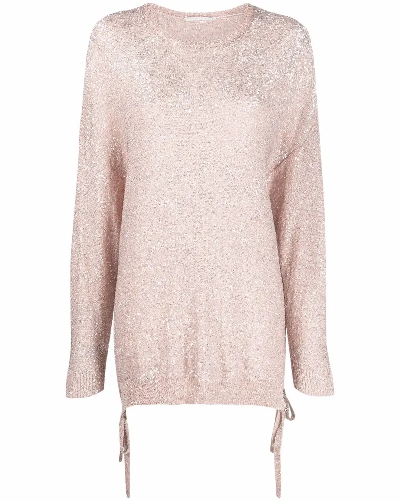 Stella McCartney Pullover mit Pailletten - Rosa Rosa