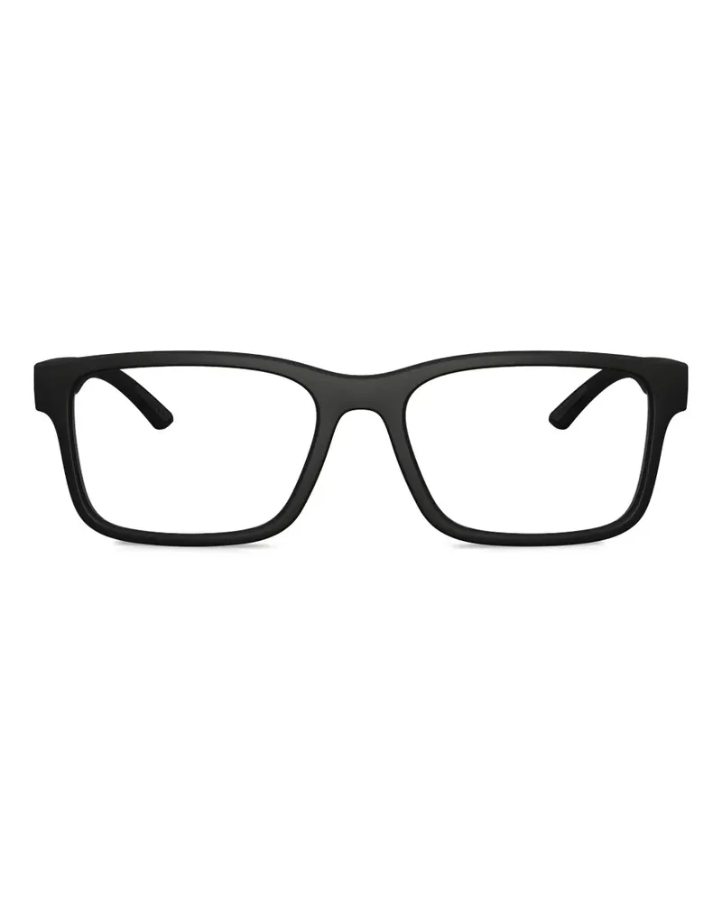 Prada Brille mit eckigem Gestell - Schwarz Schwarz