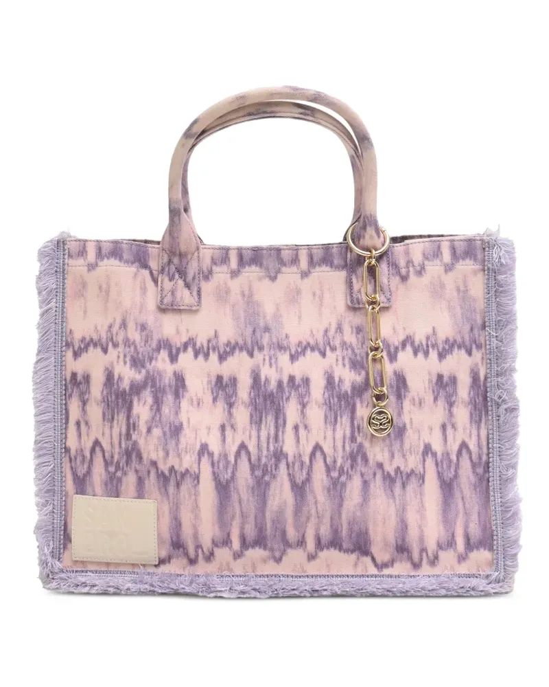 Sandro Kasbah Tote Bag mit Batikmuster - Violett Violett