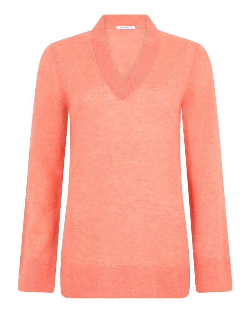 Malo V-neck sweater - Orange Orange