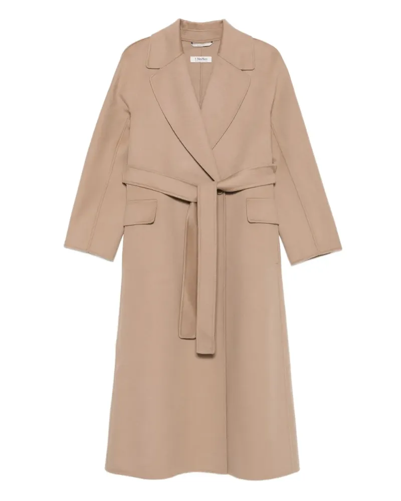 Max Mara belted notched-lapels coat - Braun Braun