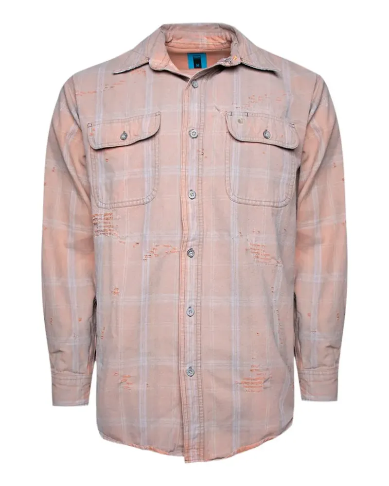 NotSoNormal distressed shirt - Orange Orange
