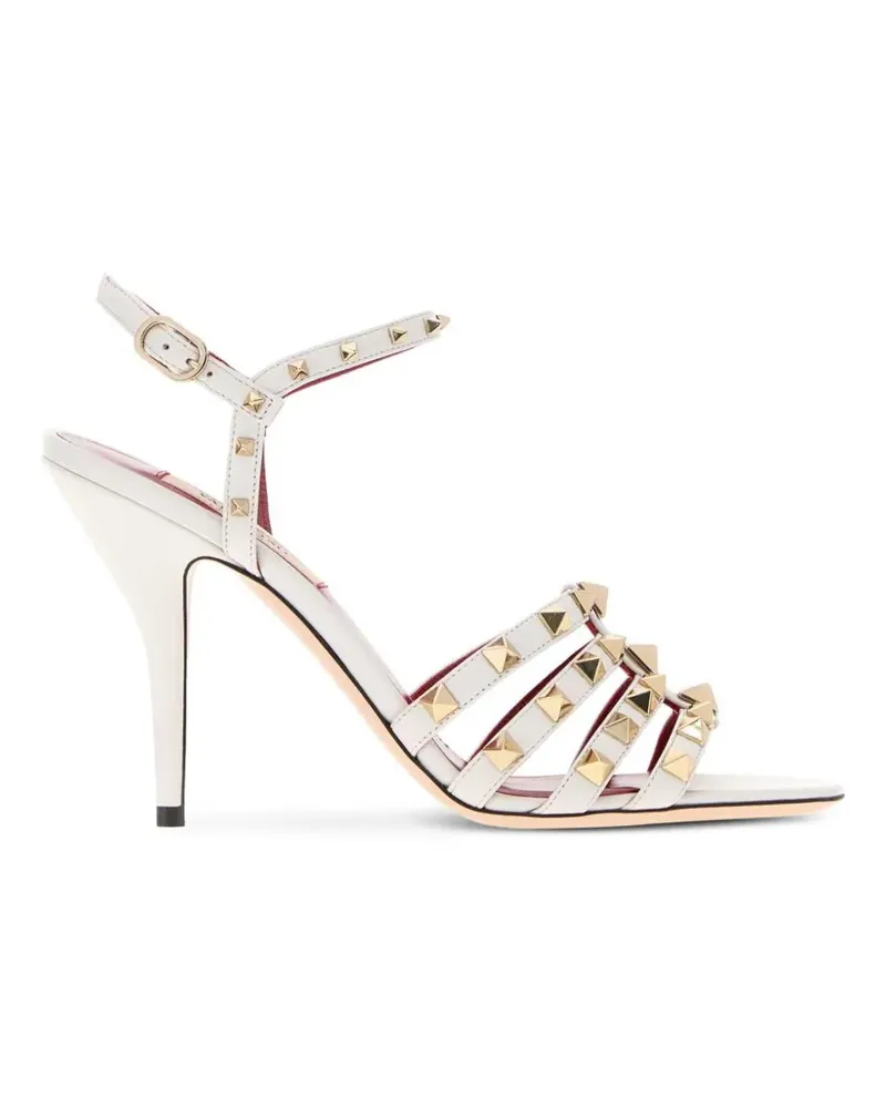 Valentino Garavani Rockstud Sandalen - Weiß Weiß