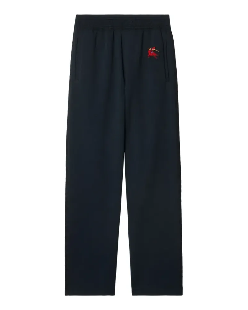 Burberry Jogginghose mit Pferde-Applikation - Blau Blau