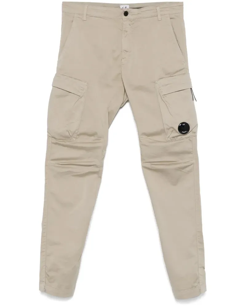 C.P. Company Sateen Ergonomic Cargohose - Grau Grau
