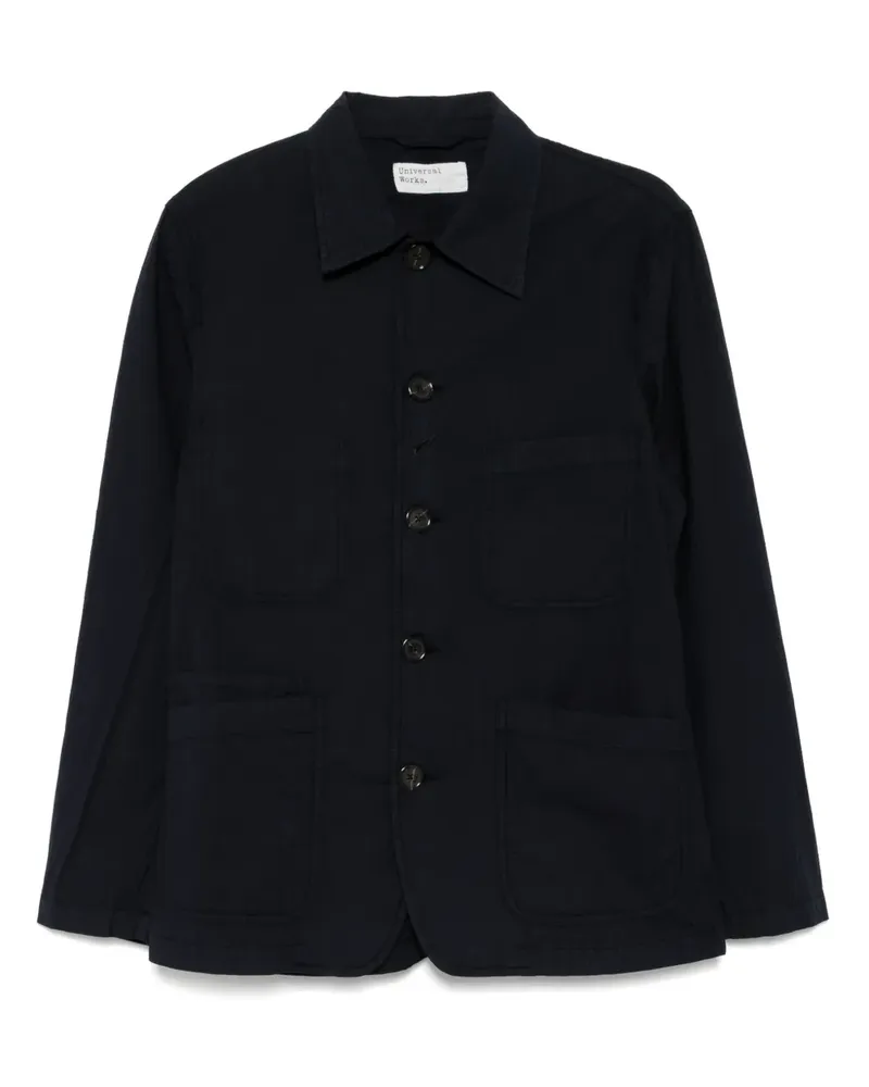 Universal Works Bakers Jacke - Blau Blau