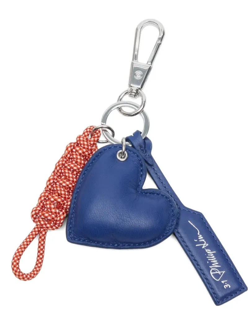 3.1 phillip lim Herzanhänger mit geflochtenem Detail - Blau Blau