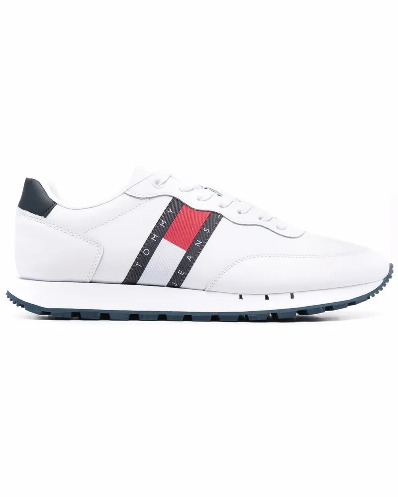 Tommy Hilfiger Sneakers mit Logo-Print - Weiß Weiß