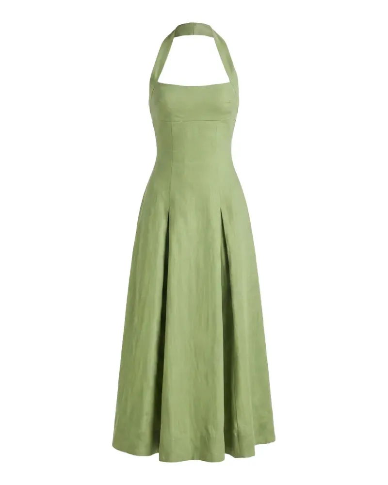 NICHOLAS Elizabeth halterneck midi dress - Grün Grün