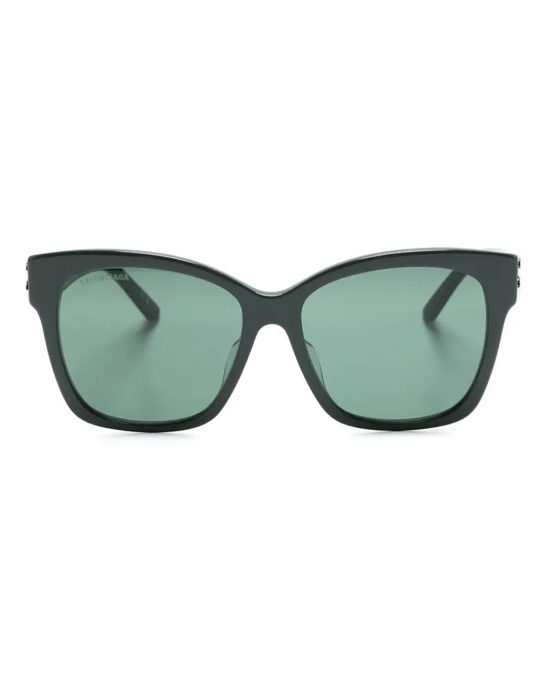 Balenciaga Eckige Dynasty Sonnenbrille - Grün Grün