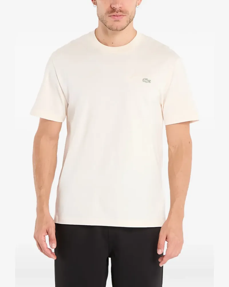 Lacoste T-Shirt mit Logo - Nude Nude