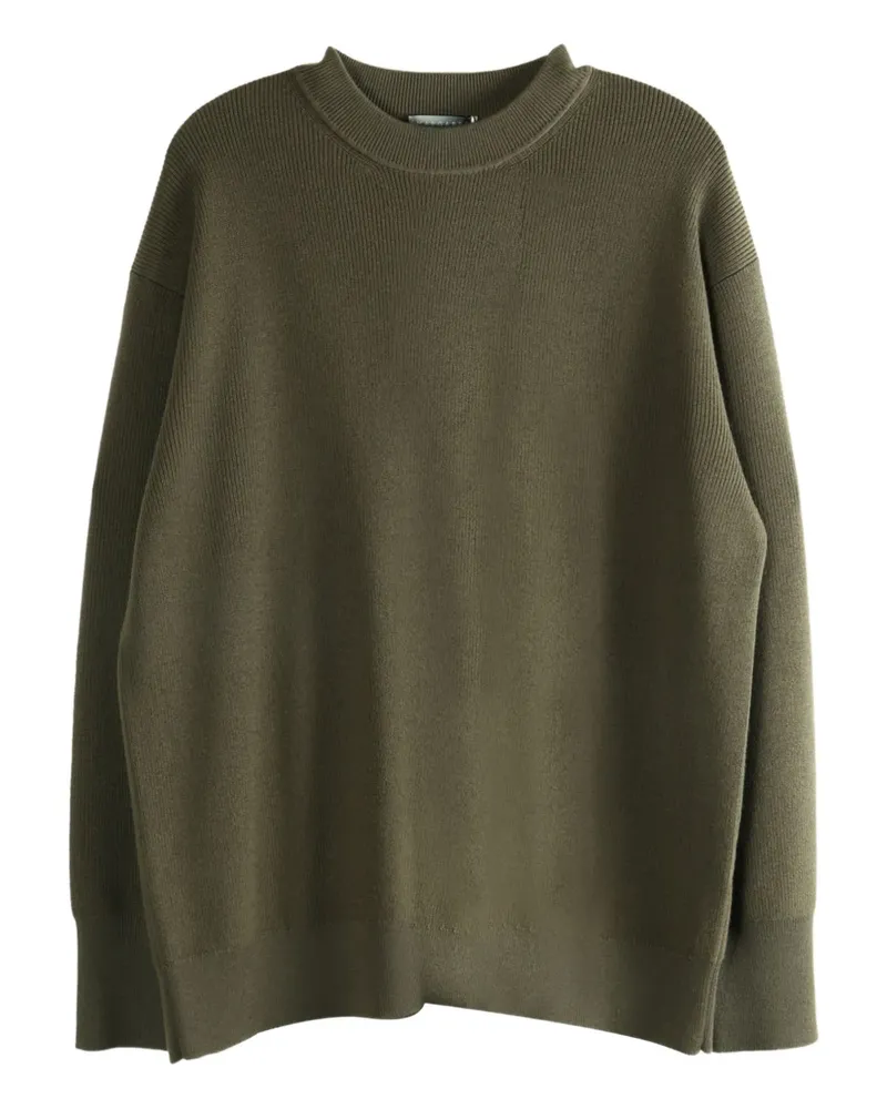 Margaret Howell ribbed crew-neck sweater - Grün Grün