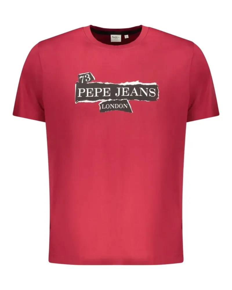 Pepe Jeans logo-print T-shirt - Rot Rot