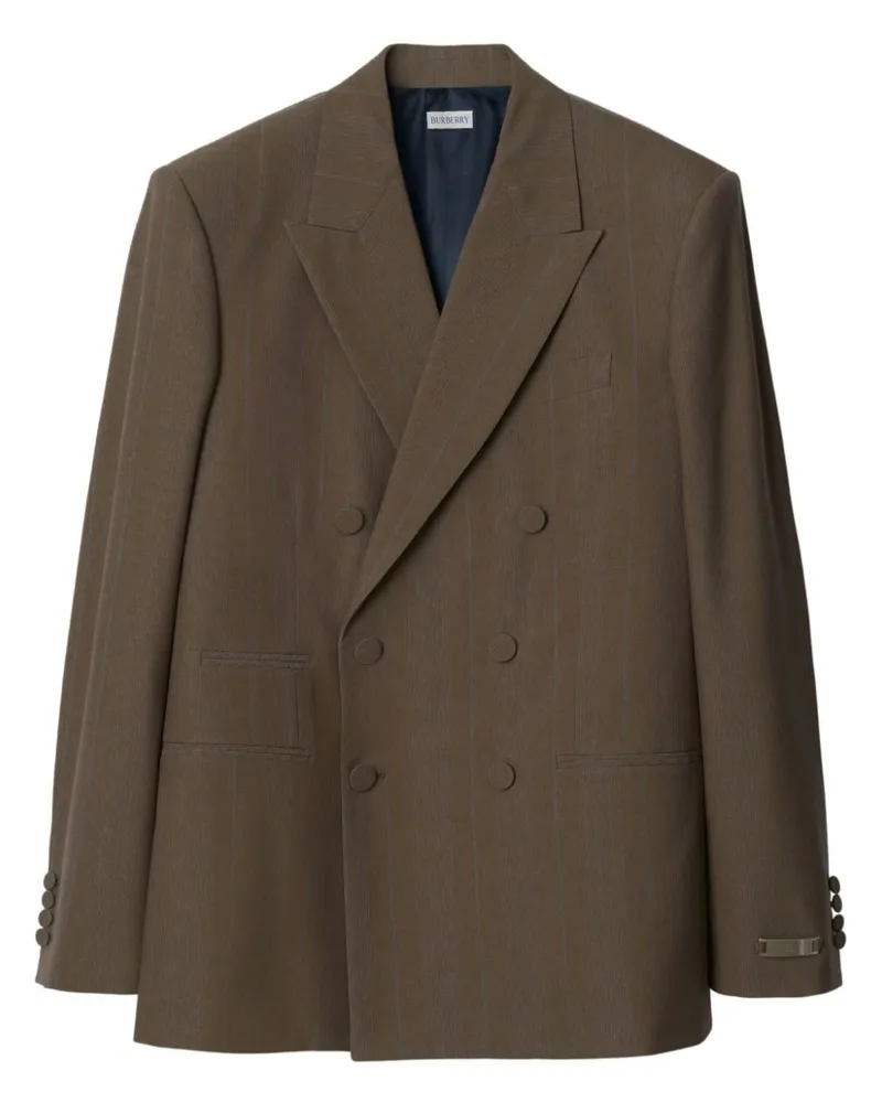 Burberry Wollsakko mit steigendem Revers - Braun Braun