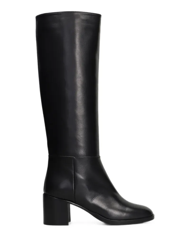 Via Roma 15 Kniehohe Stiefel - Schwarz Schwarz