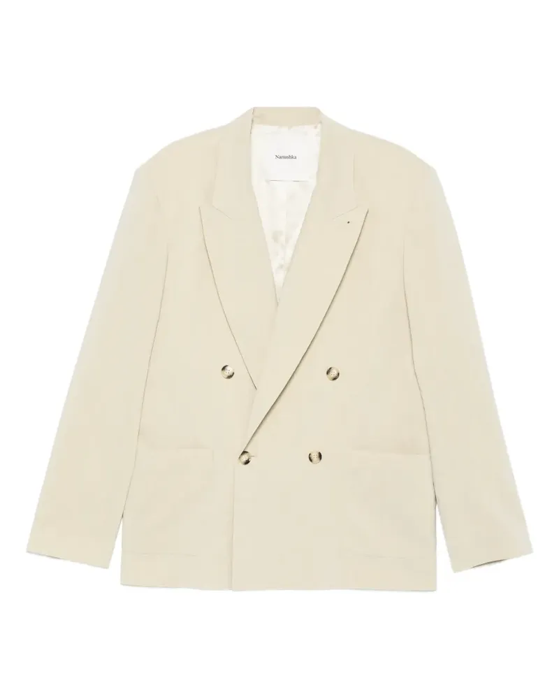 Nanushka Anselm double-breasted blazer - Nude Nude