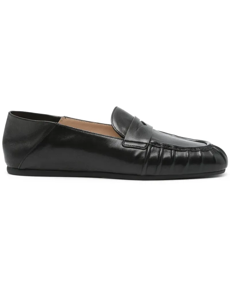 Stuart Weitzman Loafer aus Leder - Schwarz Schwarz