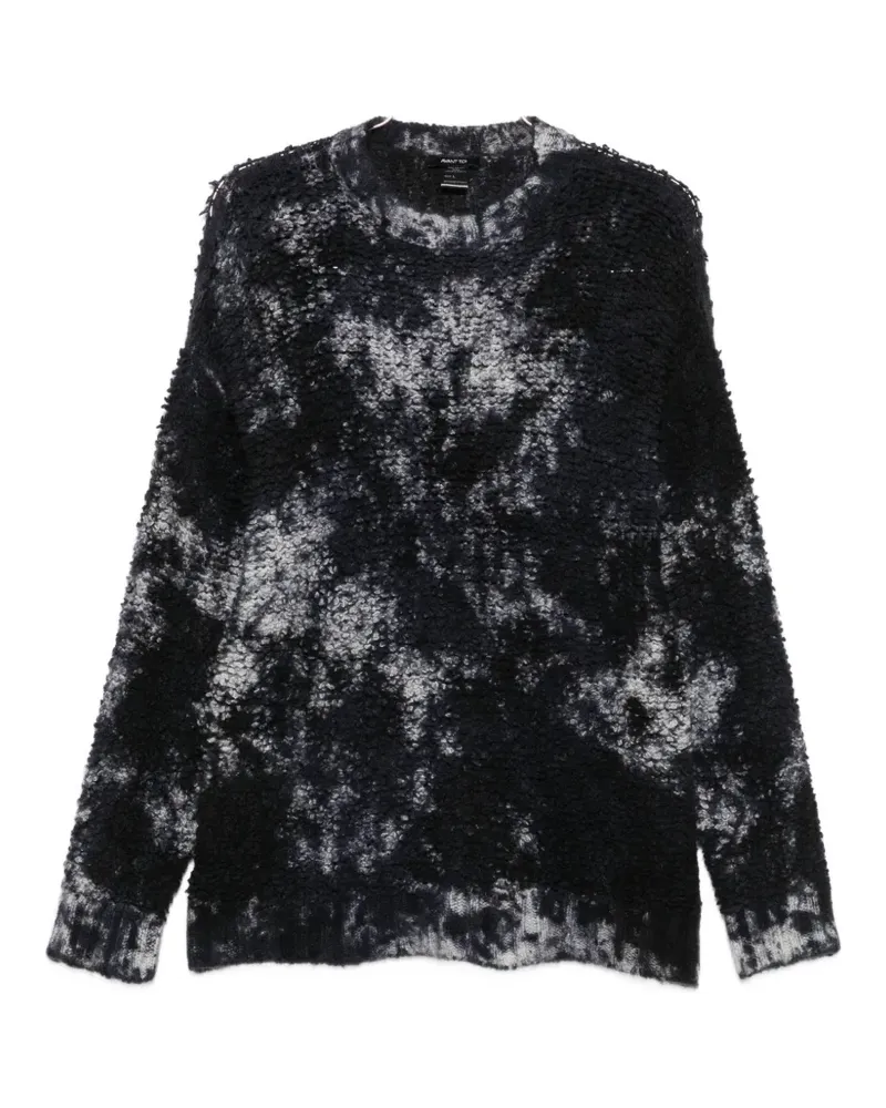 Avant Toi tie-dye bouclé knitwear - Blau Blau