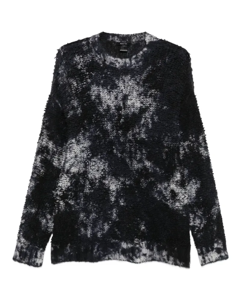 Avant Toi tie-dye bouclé knitwear - Blau Blau