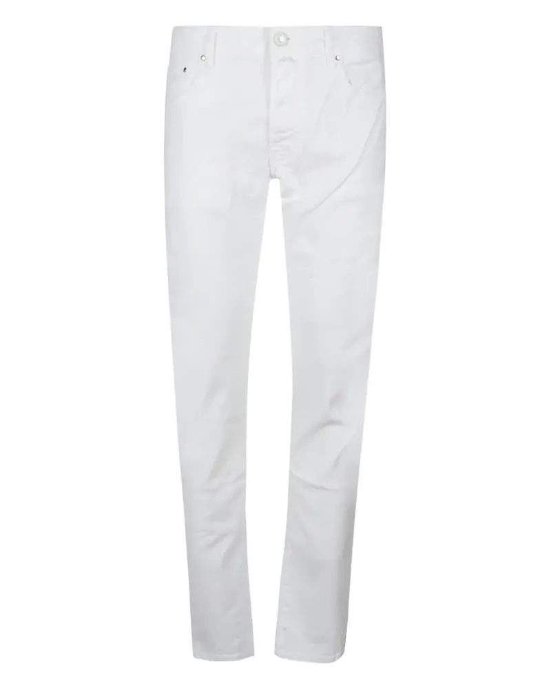 Jacob Cohën linen trousers - Weiß Weiß