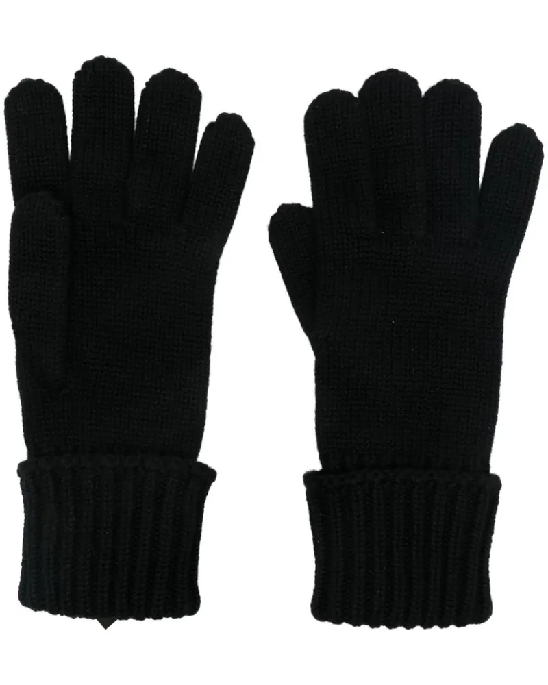 Saint Laurent cashmere gloves Schwarz