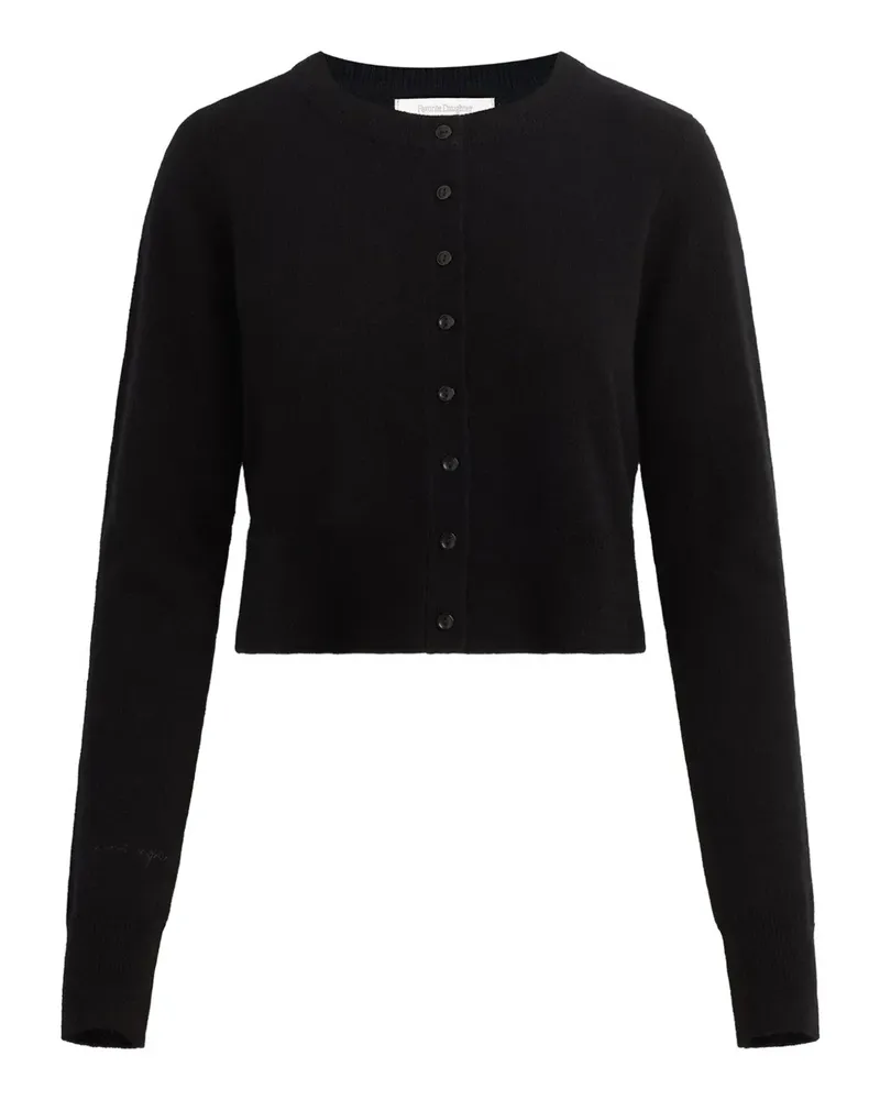 Favorite Daughter Cardigan mit rundem Ausschnitt - Schwarz Schwarz