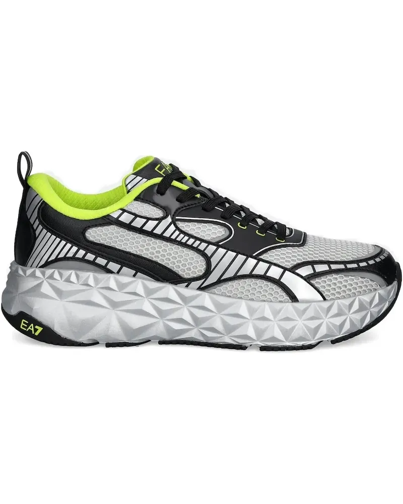 EA7 Sneakers mit geometrischem Print - Grau Grau