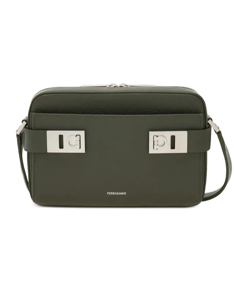 Ferragamo Hug buckle messenger bag - Grün Grün