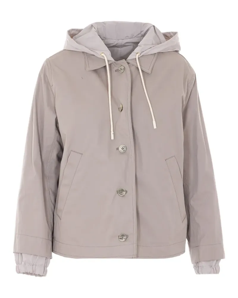 Herno hooded reversible jacket - Grau Grau