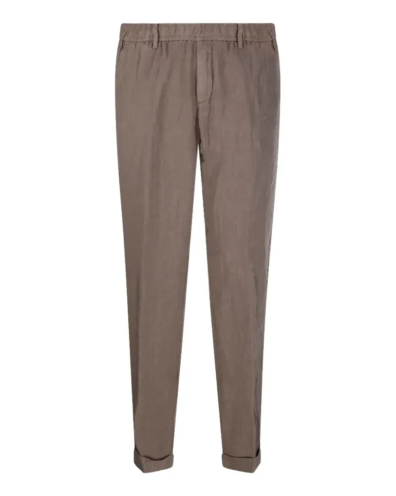 MYTHS elasticated-waistband trousers - Braun Braun