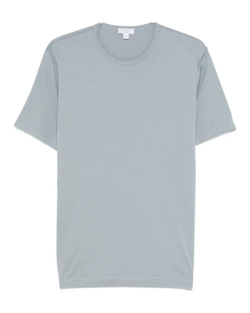 Sunspel crew-neck short-sleeve T-shirt - Grau Grau
