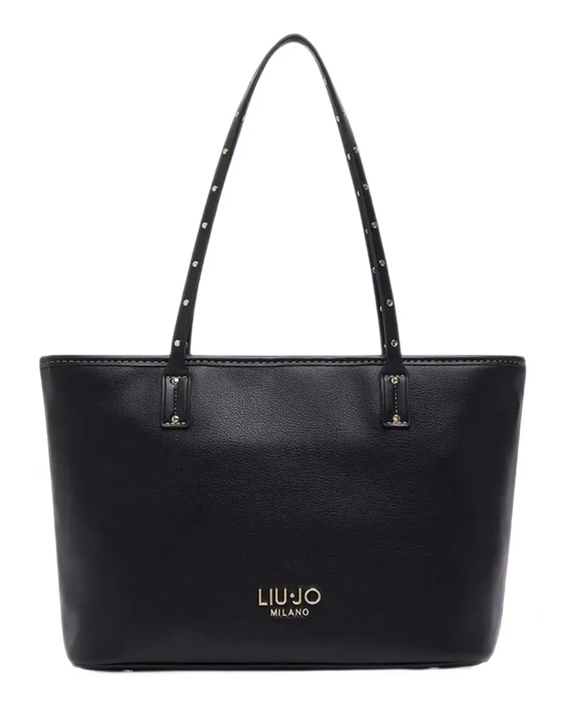 Liu Jo Tote Bag mit Nieten - Schwarz Schwarz
