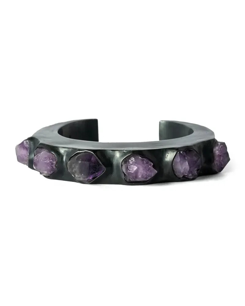Parts Of Four Crescent Armband mit Amethyst - Schwarz Schwarz