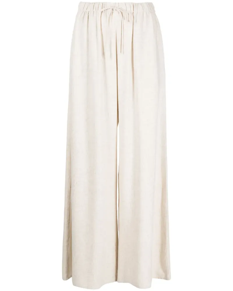 By Malene Birger Palazzohose mit hohem Bund - Nude Nude