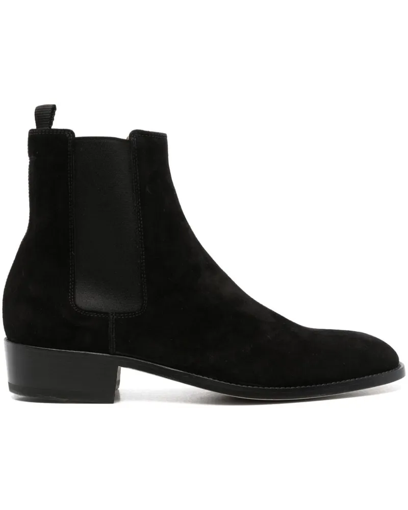 Premiata Chelsea-Boots aus Wildleder 30mm - Schwarz Schwarz