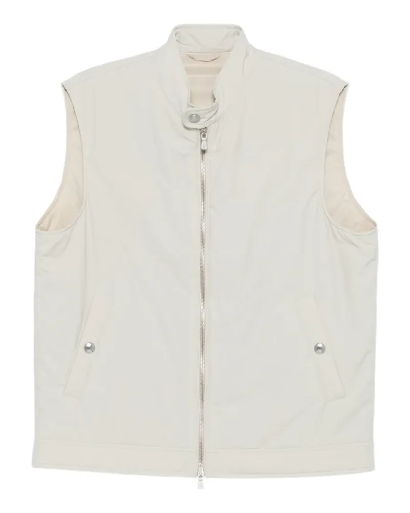 Eleventy Weste mit Reißverschluss - Nude Nude