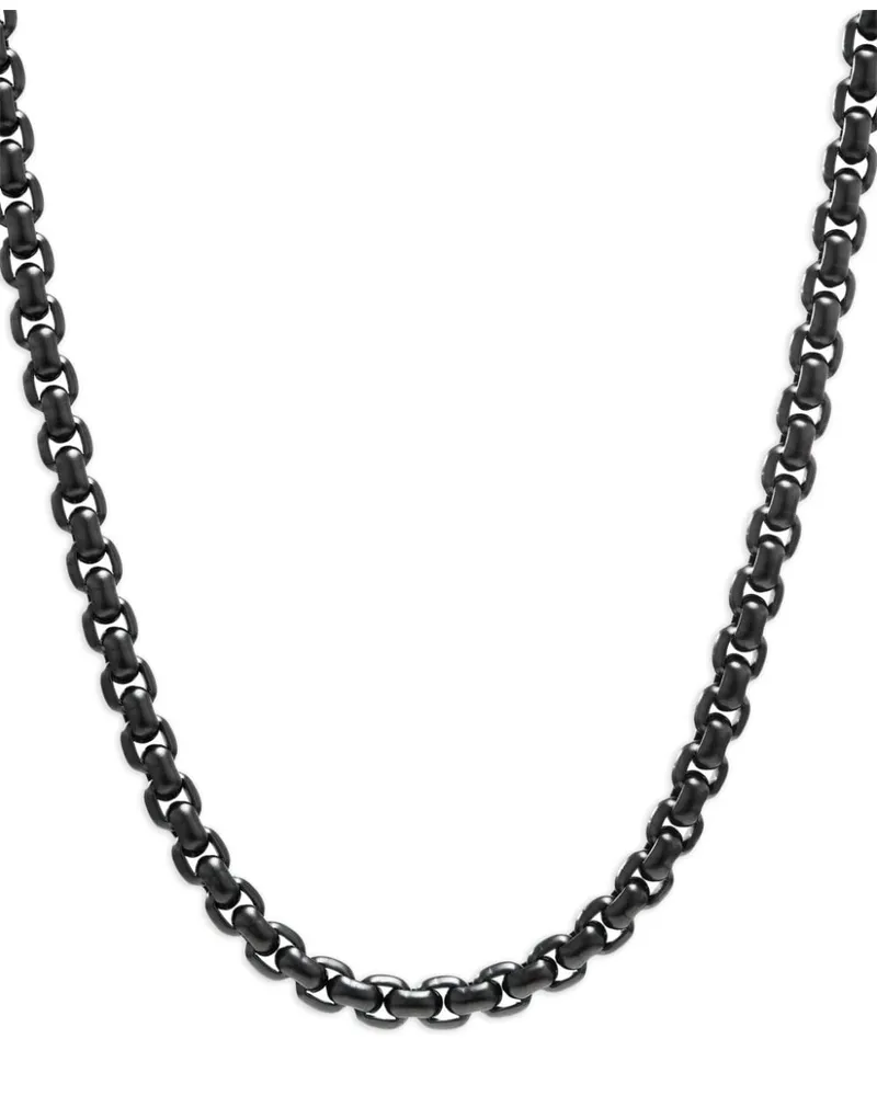 David Yurman Box Chain Halskette aus Sterlingsilber 7,3mm Silber