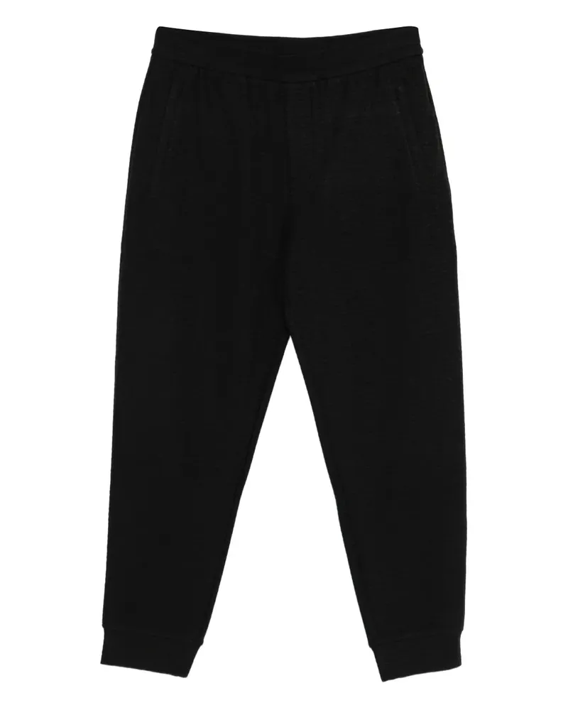 Emporio Armani Strukturierte Jogginghose - Schwarz Schwarz
