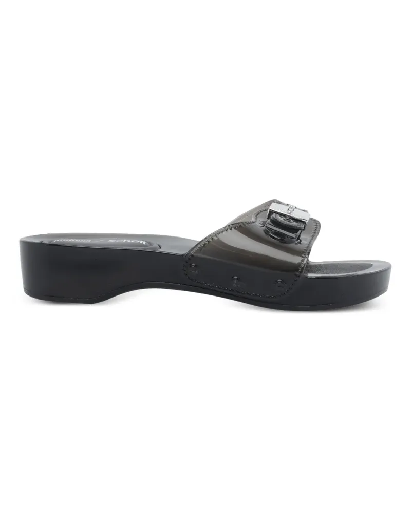 Melissa x Scholl Pescura buckle-detail sandals - Schwarz Schwarz