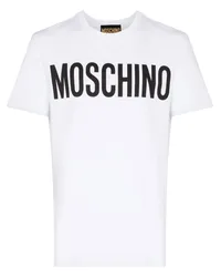 Moschino T-Shirt aus Bio-Baumwolle Weiß