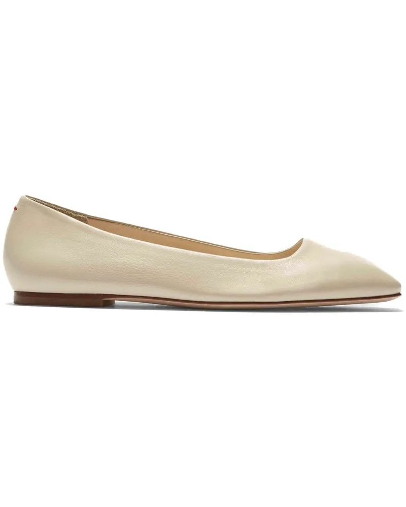 aeyde Ballerinas aus Leder - Nude Nude