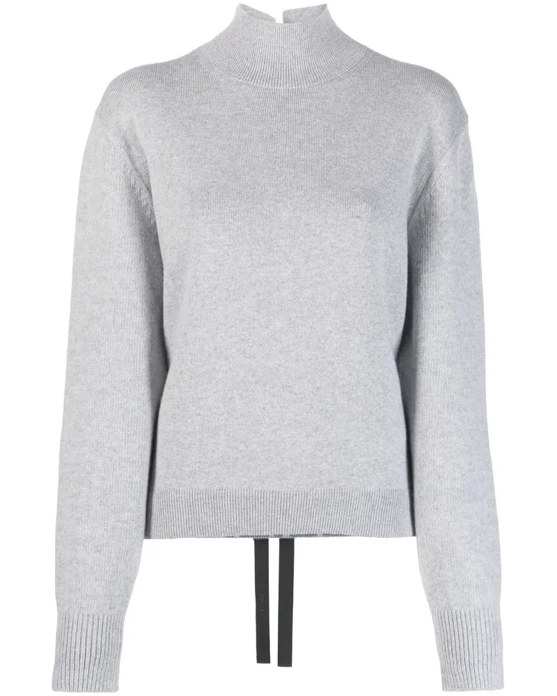 Fendi Gestrickter Pullover Grau