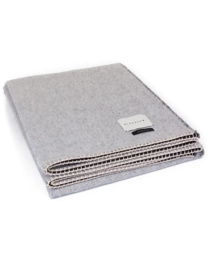 BLACKSAW Peyote Decke - Grau Grau